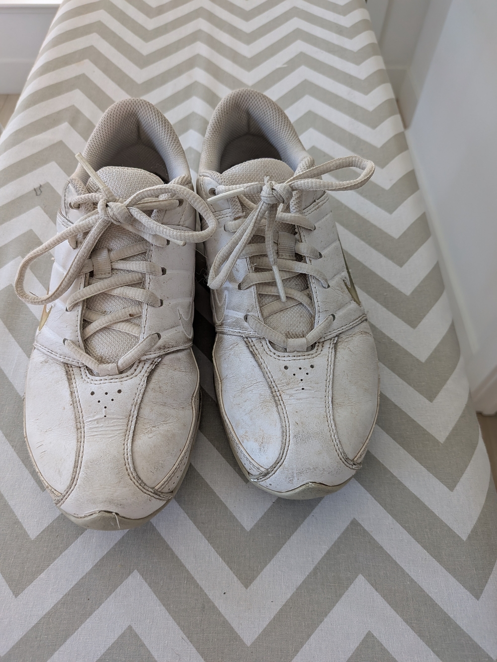 Well Used Old High School Cheer Shoes Nike